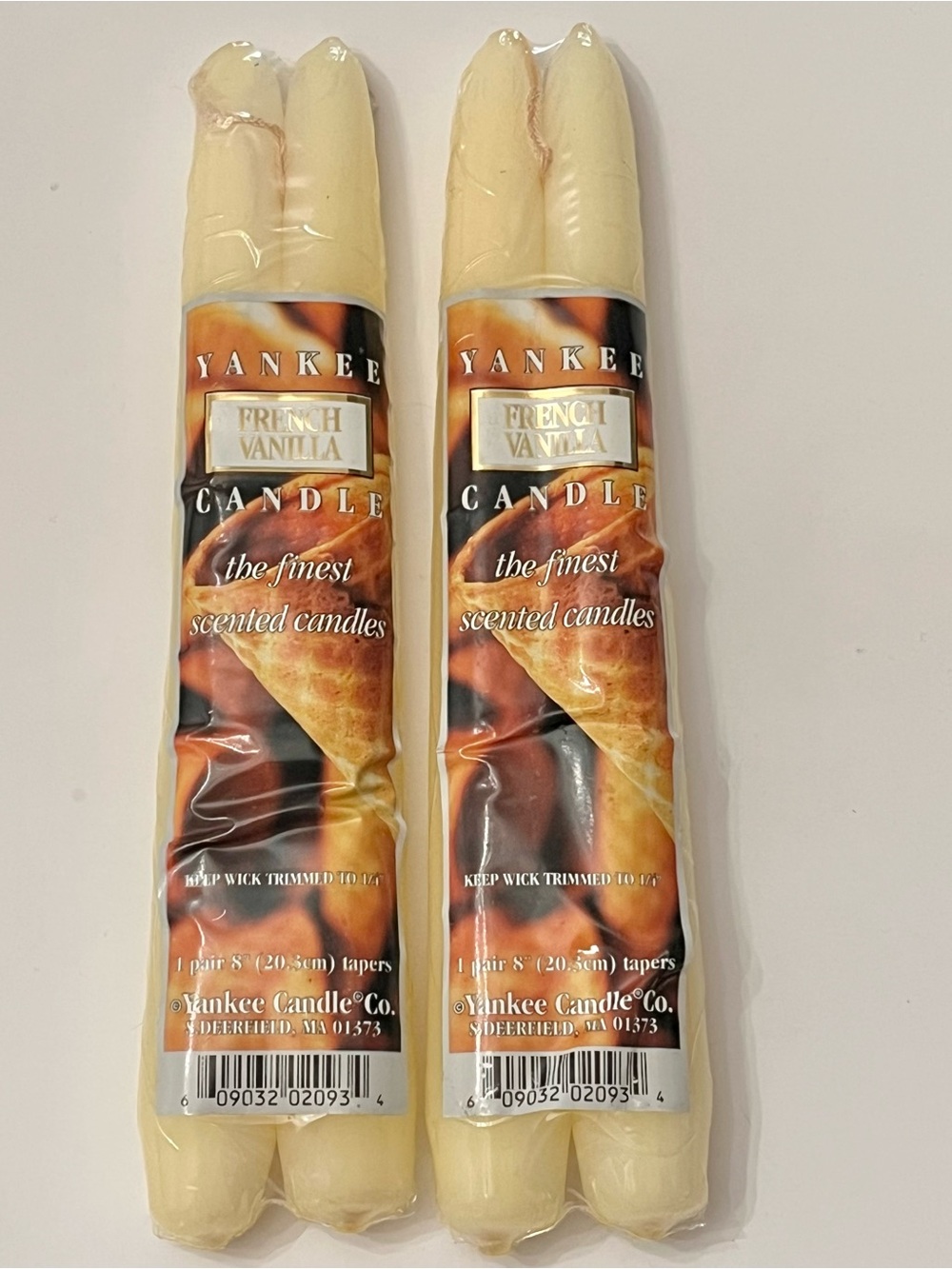 🕯️YANKEE CANDLE FRENCH VANILLA Tapers New and Sealed